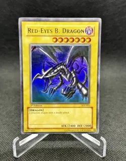 Yu-Gi-Oh! TCG Red-Eyes B. Dragon SDJ-001 1st Edition Lightly Played Free Ship - Image 1