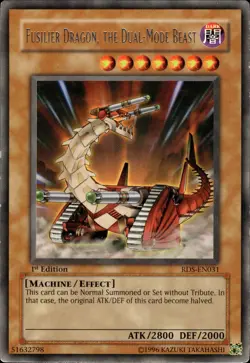 Fusilier Dragon, The Dual-Mode Beast - Rare 1st Edition RDS-EN031 - MP - YuGiOh - Image 1