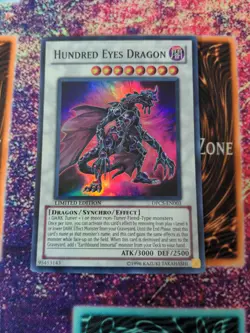 Yu-Gi-Oh! Hundred Eyes Dragon DPC5-EN003 Limited Super Rare NM - Image 1