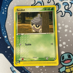 Seedot 77/100 Non Holo EX Sandstorm Pokemon Card Vintage 2003 NM - Image 1