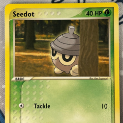 Seedot 77/100 Non Holo EX Sandstorm Pokemon Card Vintage 2003 NM - Image 2