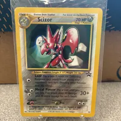 Pokemon TCG Scizor Black Star Promos 33 Regular Promo Card - Image 1