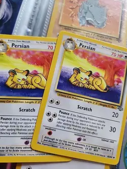 Pokemon Persian Card 42/64 English 1st Edition Uncommon LP Jungle Light Play - Image 2