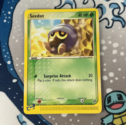 Seedot 76/100 Non Holo EX Sandstorm Pokemon Card Vintage 2003 NM/LP - Image 1