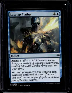 Lazotep Plating x1 NM Magic the Gathering 1x War of the Spark mtg card - Image 1