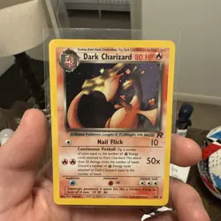 #6 Dark Charizard 4/82 Team Rocket 2000 Holo Rare WOTC Pokemon Card TCG - Image 1
