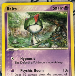 Ralts 74/100 Non Holo EX Sandstorm Pokemon Card Vintage 2003 NM - Image 2