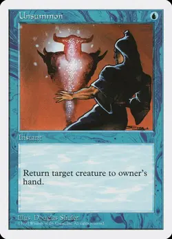 MTG - Unsummon - Fifth Edition - X1 - (LP) - - Image 1