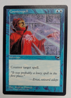 Magic Mtg Tempest Counterspell near mint - Image 1