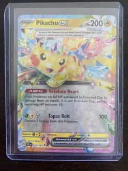 Pokemon Pikachu EX Surging Sparks Double Rare Card 057/191 NM/Mint Condition - Image 1