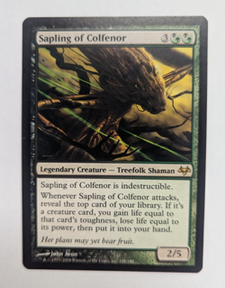 Magic Mtg Eventide Sapling of Colfenor near mint - Image 1