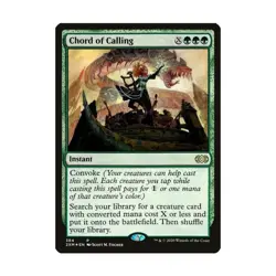 WOTC MtG Launch Party & Release Event Promos Chord of Calling (P) (Foil) NM - Image 1
