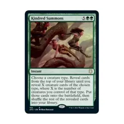 WOTC MtG Commander: Adventures in the Forgotten Realms Kindred Summons (R) NM - Image 1