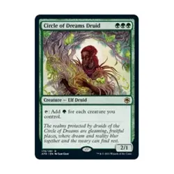 WOTC MtG AFR Circle of Dreams Druid (R) NM - Image 1