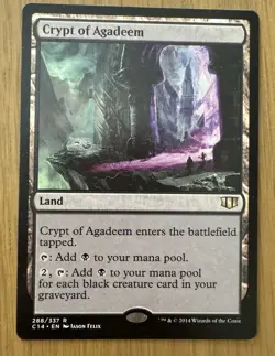 MTG Crypt Of Agadeem Commander 2014 Regular NM - Image 1