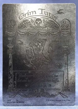 Grim Tutor (FOIL Silver Laminate) MTG Secret Lair Drop X MSCHF SLD - NM - Image 3