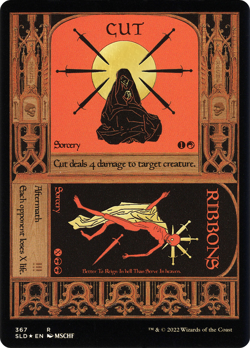 Cut Ribbons (FOIL Etched Gold) MTG Secret Lair Drop X MSCHF SLD - NM - Image 1