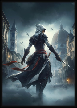 100 PCS MTG Card Sleeves with Inner Sleeves - Fit Standard Size Cards - Assassin - Image 1