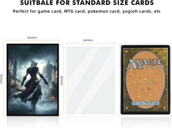 100 PCS MTG Card Sleeves with Inner Sleeves - Fit Standard Size Cards - Assassin - Image 2