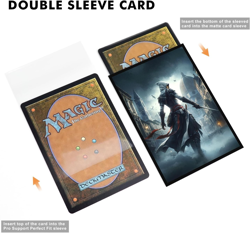 100 PCS MTG Card Sleeves with Inner Sleeves - Fit Standard Size Cards - Assassin - Image 4