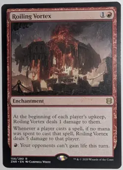 Roiling Vortex x1 Zendikar Rising Magic the Gathering MTG LP/NM - Image 1