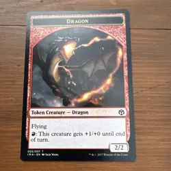 Dragon Token (005/007) MTG Iconic Masters Magic The Gathering B11537* - Image 1