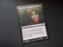 Ragged Veins x1 MTG Champions of Kamigawa Black Common Enchant Creature LP - Image 1