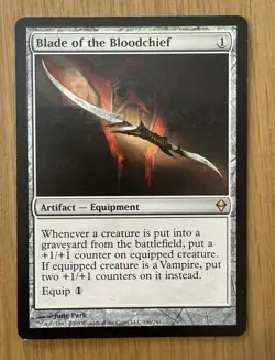 MTG Blade of the Bloodchief Zendikar Regular LP - Image 1