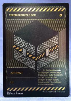 Teferi's Puzzle Box (FOIL Silver Laminate) MTG Secret Lair Drop X MSCHF SLD - NM - Image 1