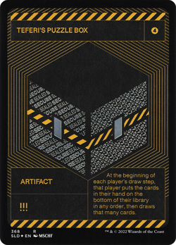 Teferi's Puzzle Box (FOIL Silver Laminate) MTG Secret Lair Drop X MSCHF SLD - NM - Image 2
