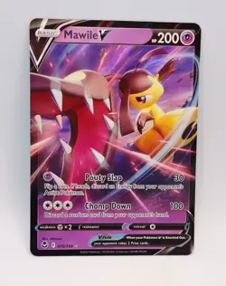 Mawile V 070/195 Holo Ultra Rare Silver Tempest Pokemon TCG NM Fresh Pull - Image 1