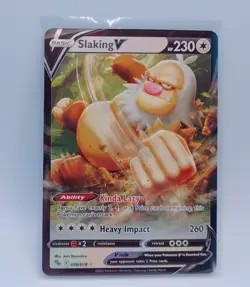Slaking V 058/078 Ultra Rare Holo Pokemon TCG Pokemon Go NM Fresh Pull - Image 1