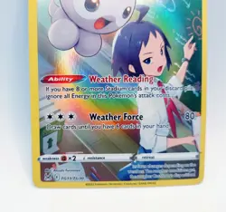 Castform TG11/TG30 Trainer Gallery Full Art Lost Origin Pokemon NM Fresh Pull - Image 3