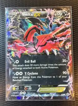 Yveltal EX XY08 Pokemon Card TCG XY Promo Holo Ultra Rare - Image 1