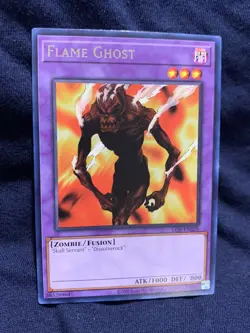 Yugioh Flame Ghost Rare LOB-en029 25th Anniversary - Image 1
