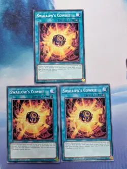 YuGiOh! Swallow's Cowrie PHNI-EN088 x3 PLAYSET 1st Ed - Image 1