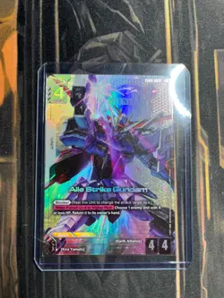 Gundam Card Game Aile Strike Gundam LR+ Alt Art English Edition - Image 1
