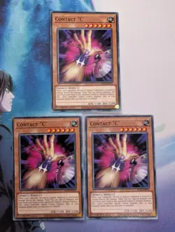 YuGiOh! Contact "C" SDCB-EN013 x3 PLAYSET 1st Ed - Image 1