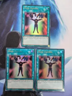 YuGiOh! Mind Control RA02-EN046 x3 PLAYSET 1st Ed Ultra Rare - Image 1
