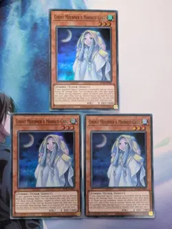 YuGiOh! Ghost Mourner & Moonlit Chill MP22-EN260 Super Rare x3 PLAYSET 1st Ed - Image 1