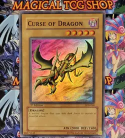 Yugioh Curse of Dragon LOB-066 1st Edition Super Rare Konami 2002 - Image 1
