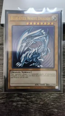 Blue-Eyes White Dragon Ultimate Rare OP28-EN001 Yugioh Pack Fresh possible 10 - Image 2