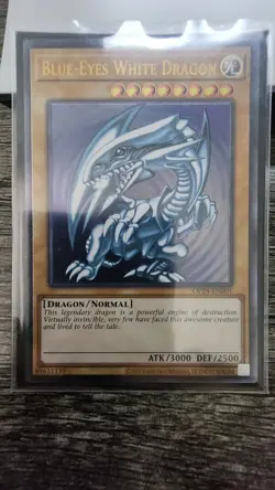 Blue-Eyes White Dragon Ultimate Rare OP28-EN001 Yugioh Pack Fresh possible 10 - Image 3