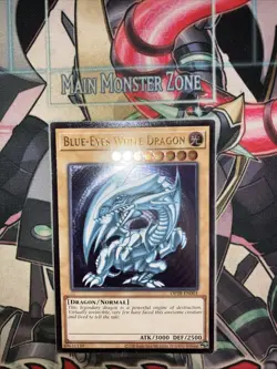 Blue-Eyes White Dragon Ultimate Rare OP28-EN001 Yugioh Pack Fresh possible 10 - Image 3