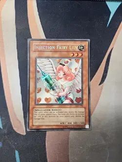 Injection Fairy Lily LOD-100 Secrer Rare Unlimited LP Yugioh - Image 1