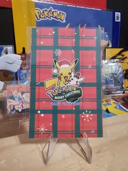 Pokemon Merry Christmas Card Database - Santa Hat Bulbasaur Christmas Tree - Image 8