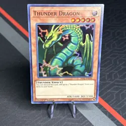 Yugioh! Thunder Dragon - HISU-EN046 - Super Rare - 1st Edition - Image 1