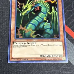 Yugioh! Thunder Dragon - HISU-EN046 - Super Rare - 1st Edition - Image 4