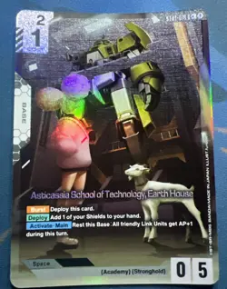 Gundam Card Game ST01-016 C+ Asticassia School of Technology,Earth House Alt Art - Image 1