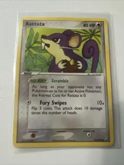 2004 POKEMON EX TEAM ROCKET RETURNS RATTATA CARD 71/109, PACK FRESH - Image 1